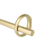 Umbra Ringlet Gold Expandable 1\" Curtain Rod - 42\"-120\"