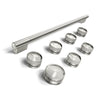 KitchenAid Handle Kit for 36\" Commercial-Style Dual Fuel Range – Stainless Steel – W11774728