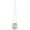 Ceramic 6\" Hanging Planter - White