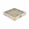 Wood 8\" x 8\" Tic Tac Toe - White
