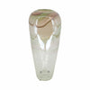 Clear Glass 17\" Crackled Vase