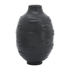 Ceramic 10\" Lips Vase - Black