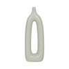Ceramic 14\" Open Cut-Out Vase - Sage Green