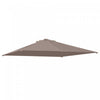 Outsunny 9.8' X 9.7' Square Gazebo Canopy Replacement Uv Protected Top Cover Sun Shade Beige