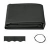 Outsunny 11' X 10' Retractable Awning Fabric Replacement Outdoor Sunshade Canopy Awning Cover, Uv Pr