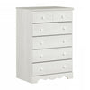 Summer Breeze 5-Drawer Chest - White Pine