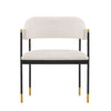 Manhattan Comfort Modern Lia Chenille Dining Chair - Cream