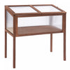 Outsunny 35\" X 20\" X 36\" Wooden Cold Frame Greenhouse, Garden Portable Raised Planter For Outdoor In