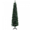 Homcom 6ft Artificial Snow Dipped Pencil Christmas Tree With 570 Branch Tips