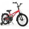 Costway 18" Kids Bike For 4-8 Years Old Boys & Girls With Adjustable Seat Handbrake Reflectors Red