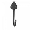 Single Spade Iron Wall Hook Gun Metal - Set of 4