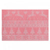 Vinyl Placemat Reindeer and Tree Red