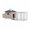 Pawhut 77\" Chicken Coop Hen House Rabbit Hutch Poultry Cage Pen Outdoor Backyard With Nesting Box Ru