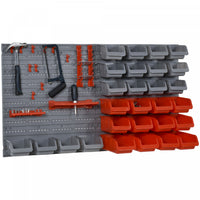 Durhand 44 Piece Wall Mounted Storage Bins