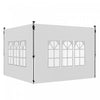 Outsunny Side Panels With Windows For 9.8' X 9.8' Or 9.8' X 13.1' Pop Up Canopy, 2 Pack Sidewalls Re