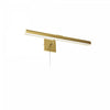 Dainolite Leonardo 24\" Picture Light 30w Aged Brass With Frosted Glass Diffuser Lamp