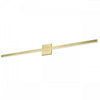 Dainolite Arandel Vanity Light 36w LED Aged Brass Frosted Acrylic Diffuser Lamp