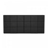 Clive Mid-Century Modern 72\" Dresser in Black and Gold (6-Drawer)