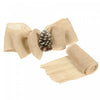 Burlap Ribbon Natural 4\" x 5 Yd - Set of 2 Crafts