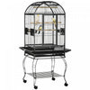Pawhut 66\" Bird Cage Parrot Cage For Conures, Cockatiels, Parrotlet With Play Top, Rolling Stand, Pu