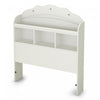 Tiara Twin Bookcase Headboard - Pure White