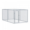 Pawhut 99 Sq. Ft. Dog Playpen Outdoor, Walk-in Dog Run Kennel Puppy Exercise Pen With Galvanized Ste