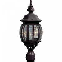 Classico 3-Light Black Lantern Post I