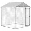 Pawhut Outdoor Dog Kennel Dog Run With Waterproof, Uv Resistant Cover For Small And Medium Sized Dog
