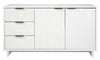 Granville Modern 55\" Sideboard in White Buffet