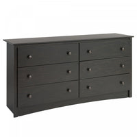 Sonoma 6-Drawer Chest - Washed Black