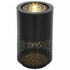 Outsunny Outdoor Water Fountain With Led Lights Garden Waterfall Fountain