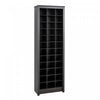 Thirty-Six Pair Shoe Storage Rack - Black