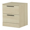 Step One Essential 2-drawer Nightstand - Bleached Oak