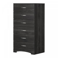 Step One 6-drawer Chest - Gray Oak