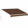 Outsunny 13' X 8' Manual Retractable Patio Awning Sun Shade Outdoor Deck Window Door Canopy Shelter