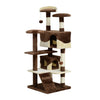 Pawhut 52\" Cat Tree Tower, Large Cat Condo Furniture Multi-level Activity Center With Scratching Pos