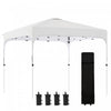 Outsunny 10' X 10' Pop Up Canopy Tent With Sand Bags, Upf 50+ Instant Sun Shelter, Tents For Parties