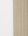Yodi Wide Changing Table With Drawers - Soft Elm and White