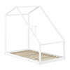 Sweedi House Bed with Chimney - White