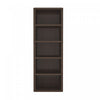 Rivington Modern 28\" Open Bookcase in Dark Walnut