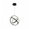 Sienna 30 W LED Black Orb Pendant