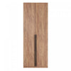 Lee Modern 32\" Wardrobe Closet in Golden Brown Armoire