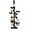 Pawhut Cat Tower For Large Cats Adult, Floor To Ceiling Cat Tree Adjustable Height 94\"-102\" Multi-le