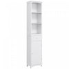 Homcom Bathroom Storage Cabinet With 3-tier Shelves