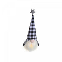 LED White Buffalo Gnome Sitter Figure