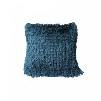 Furry Cushion Teal - Set of 2 Cushions