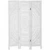 HOMCOM 3 Panel Room Divider, 5.6 Ft Tall Portable Folding Privacy Screen