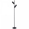 Dainolite Constance Floor Lamp 12w Matte Black Frosted Acrylic Diffuser