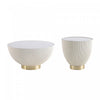 Anderson Modern 2-Piece Coffee Table & End Table Set in Cream