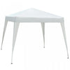 Outsunny 8' X 8' Pop Up Canopy With Inclined Legs, Outdoor Folding Tent, Portable Garden Party Gazeb
